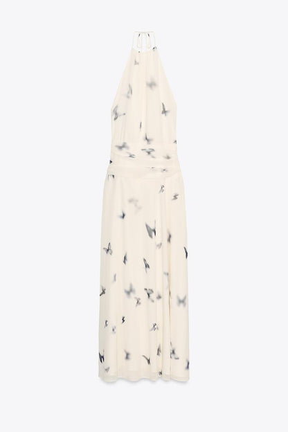 Lunar Halter Dress