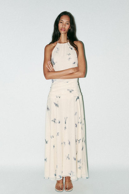 Lunar Halter Dress