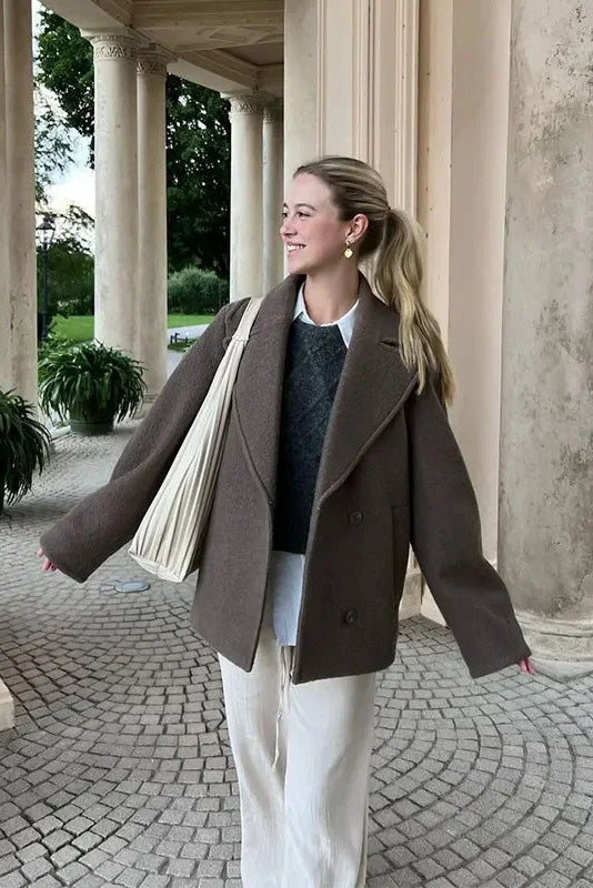 Ultimate Cold-Tone Korean Cropped Jacket