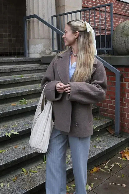 Ultimate Cold-Tone Korean Cropped Jacket