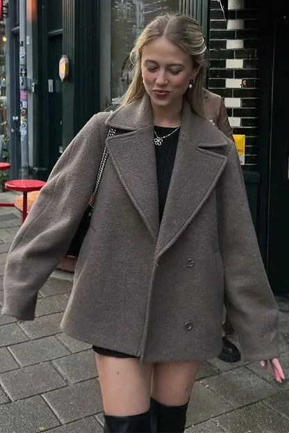 Ultimate Cold-Tone Korean Cropped Jacket