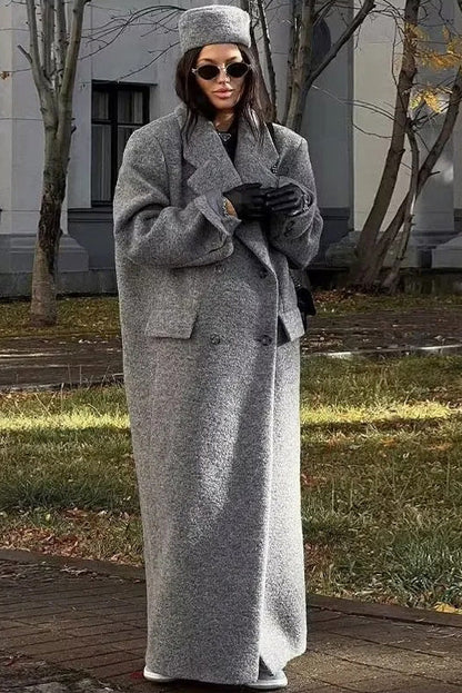 Urban Oversize Tailored Wool Coat