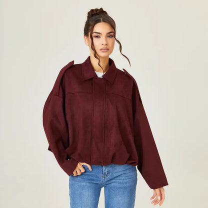Mina Faux Suede Jacket