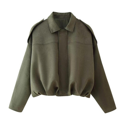 Mina Faux Suede Jacket