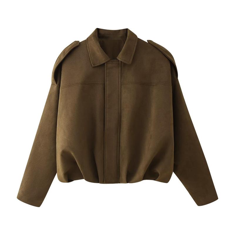 Mina Faux Suede Jacket