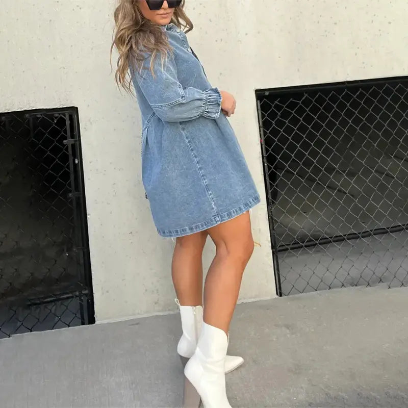 Amy Denim Dress