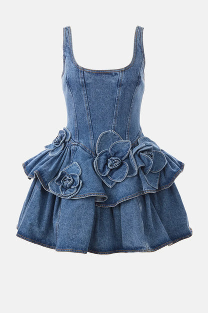 Angella Denim Mini Dress