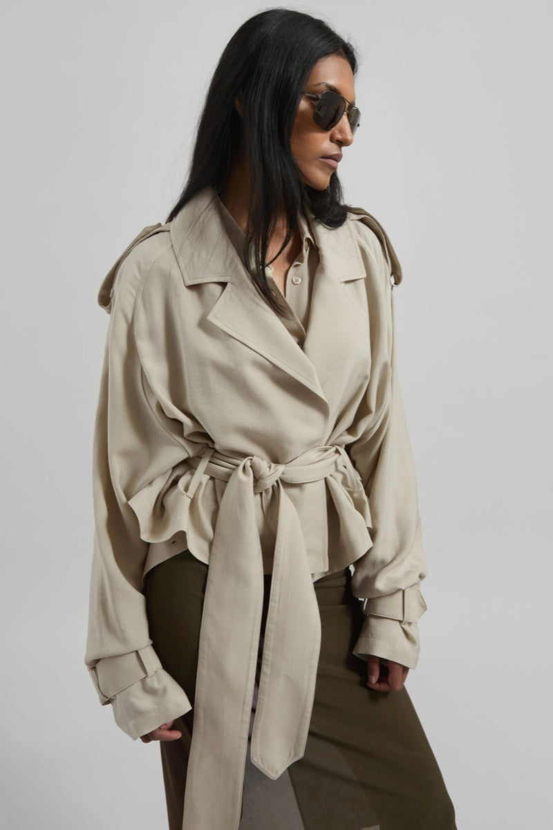 Casual Short Trench Coat